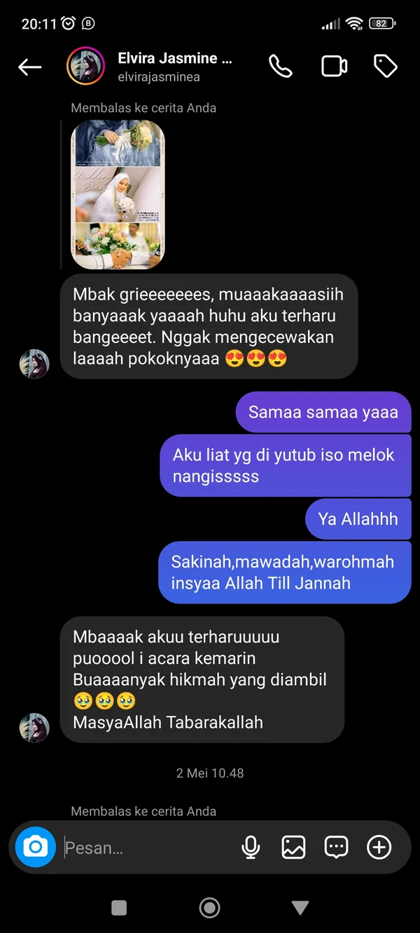 Review chat WhatsApp riasan tahan lama Griesmakeup Malang 2