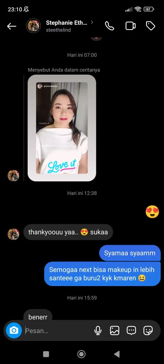 Review klien makeup wisuda rapi Griesmakeup Malang 9